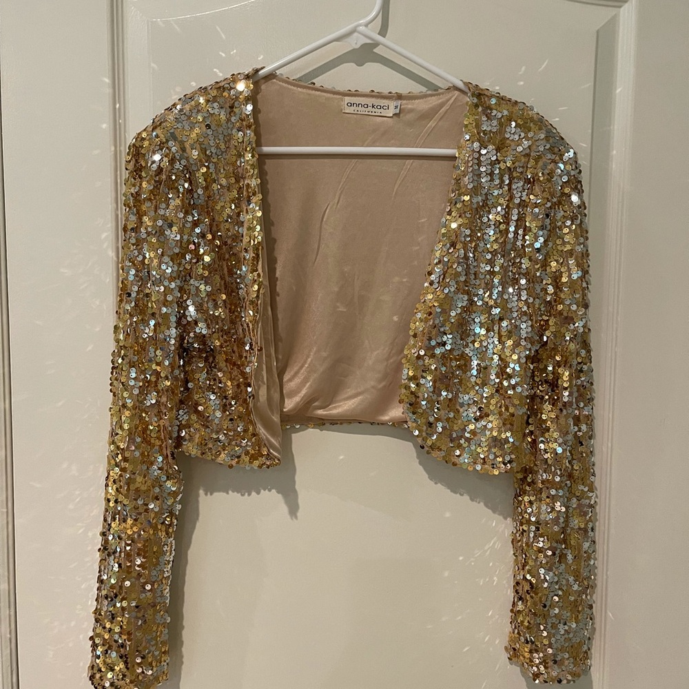Sequin Bolero Jacket